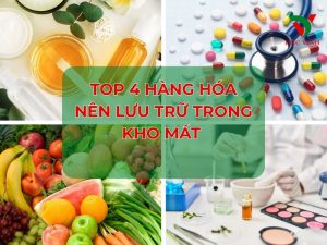 Top 4 hàng hóa nên lưu trữ trong kho mát